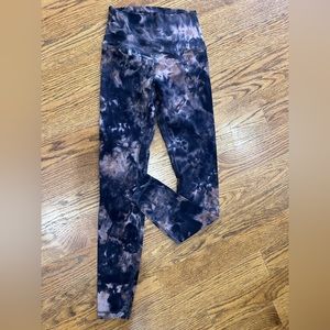 Lululemon Align High-Rise Pant 25” Diamond Dye Pitch pink graphite grey NWOT